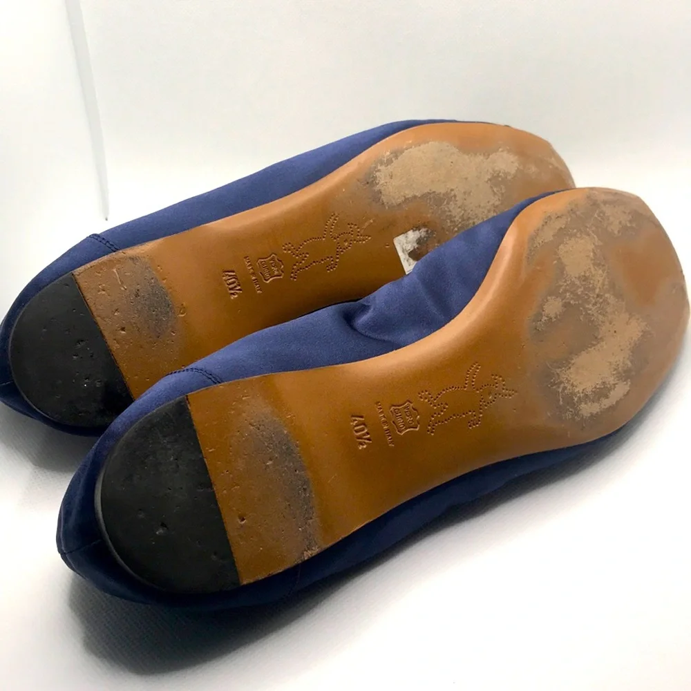 Marni Blue Flats with Embellished Detail - Picture 7 of 7